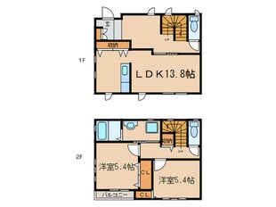 蒼苑の物件間取画像